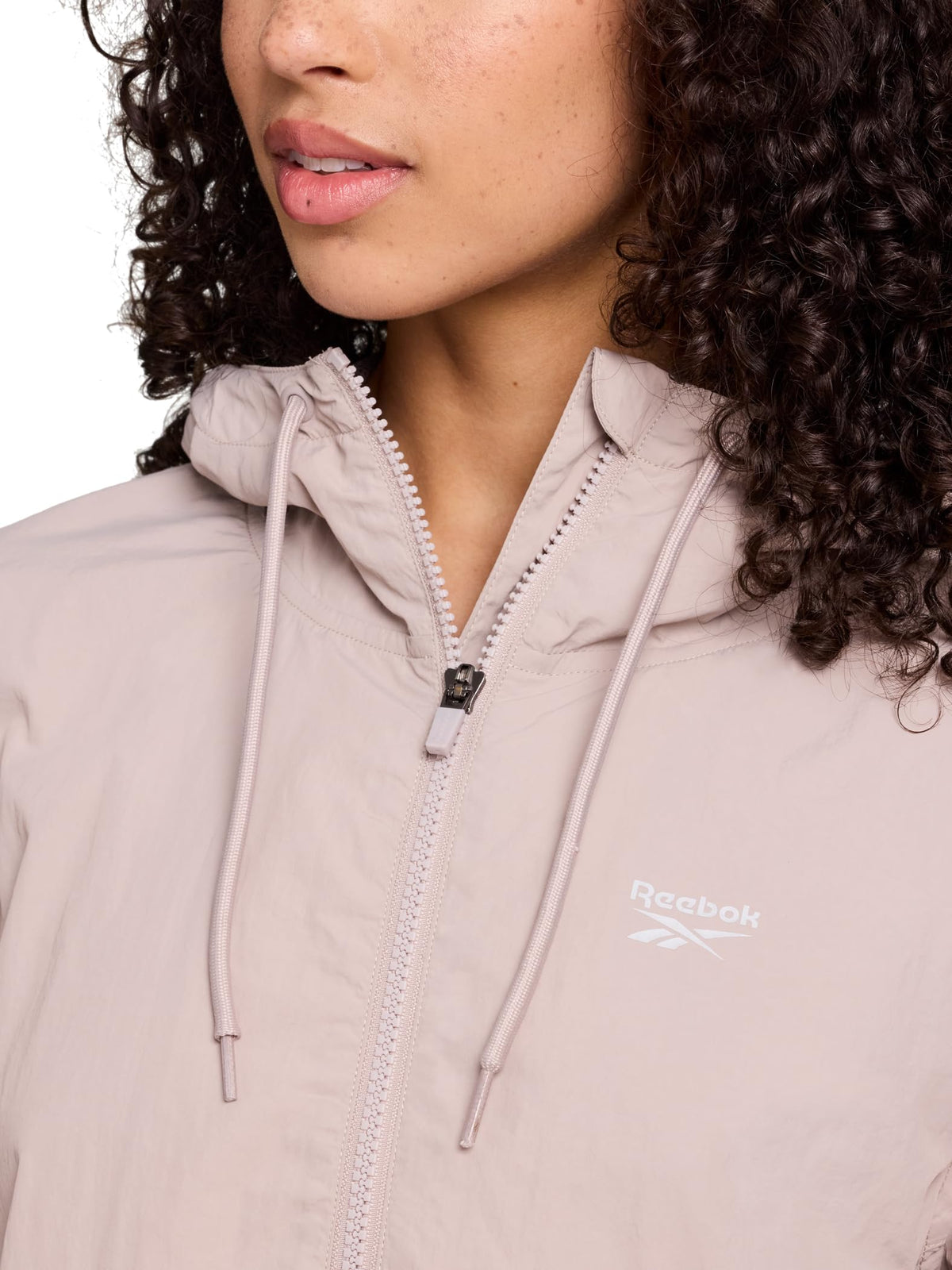 Women's Windbreaker with Adjustable Hood