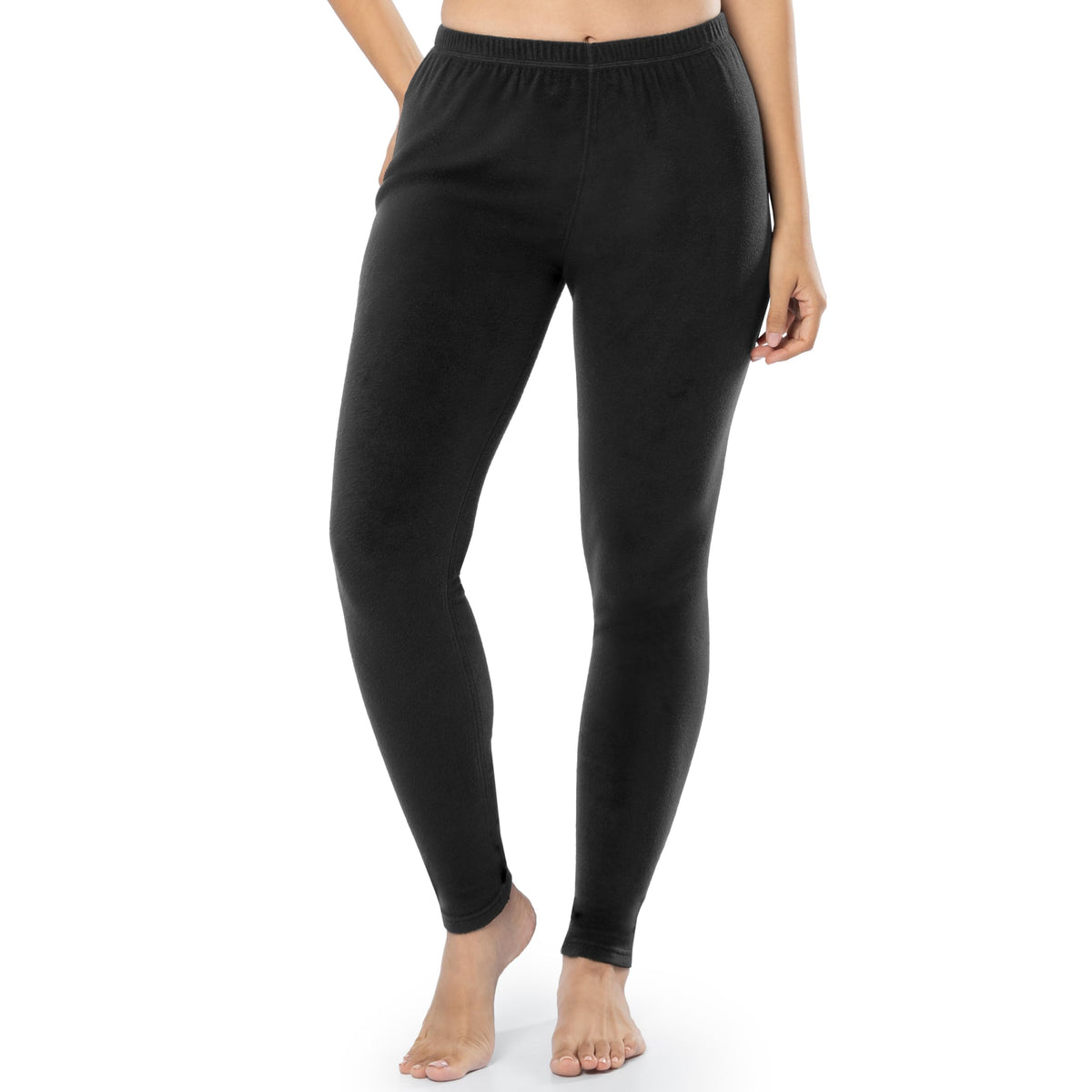 Women's Stretch Fleece-Lined Thermal Underwear Set