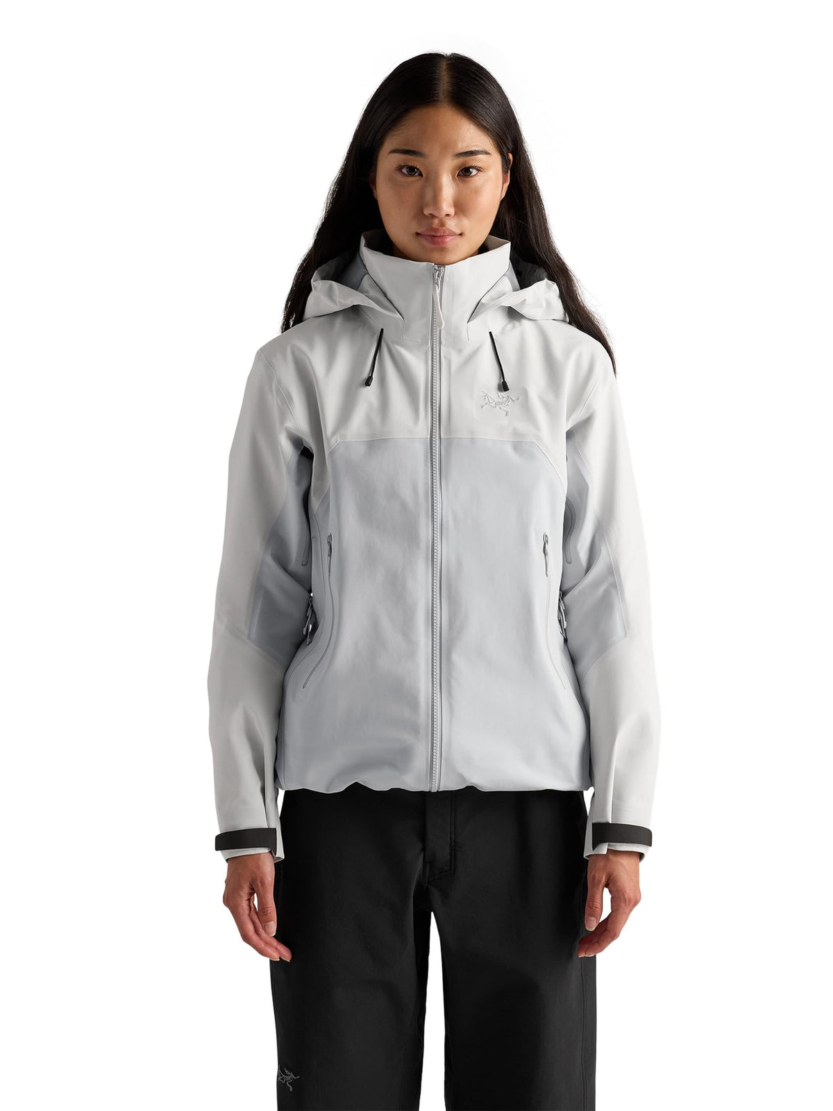 Women's Waterproof Alpine Shell with Helmet-Compatible Hood