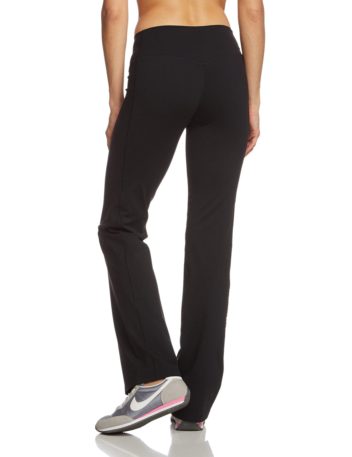 Women's Straight-Leg Training Pants, Black, X-Small