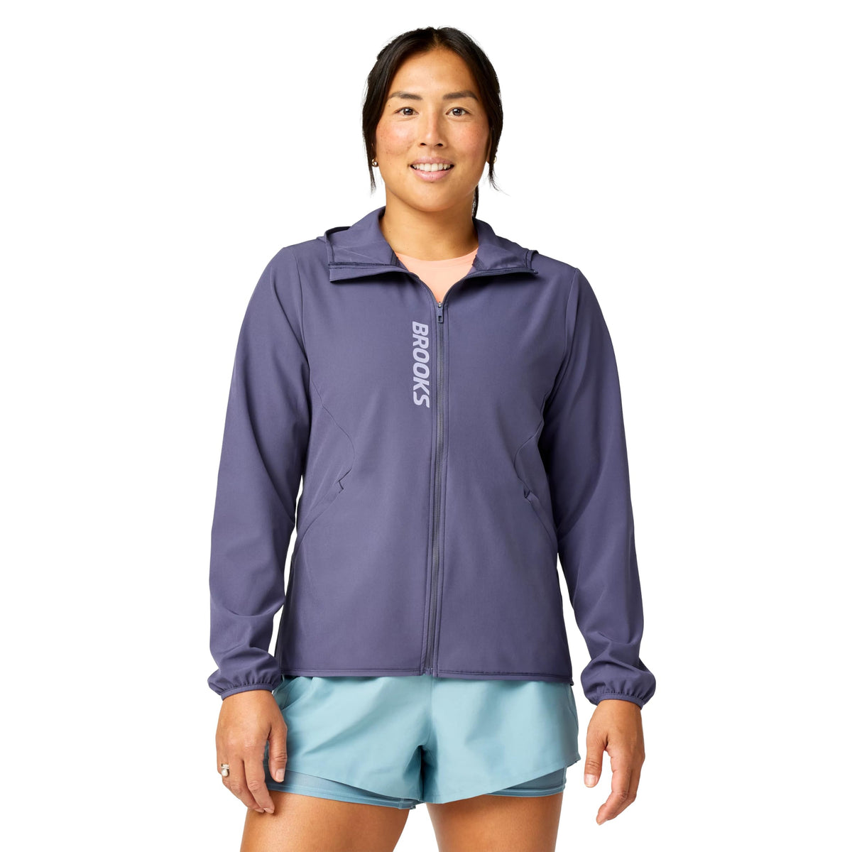 Women's Stretch Running Jacket with Ventilation and Pockets