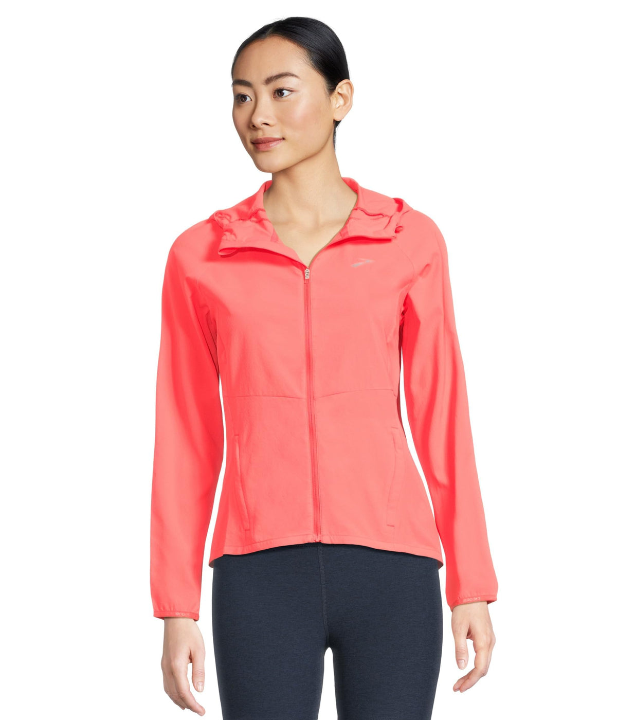 Women's Stretch Running Jacket with Ventilation and Pockets