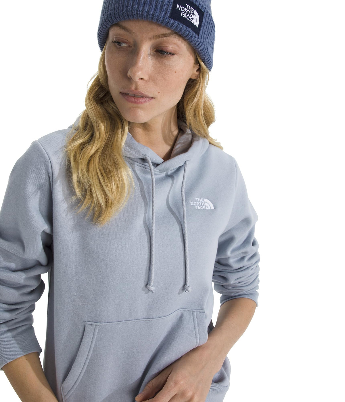 Women's Cotton-Blend Hoodie with Drawcord Hood