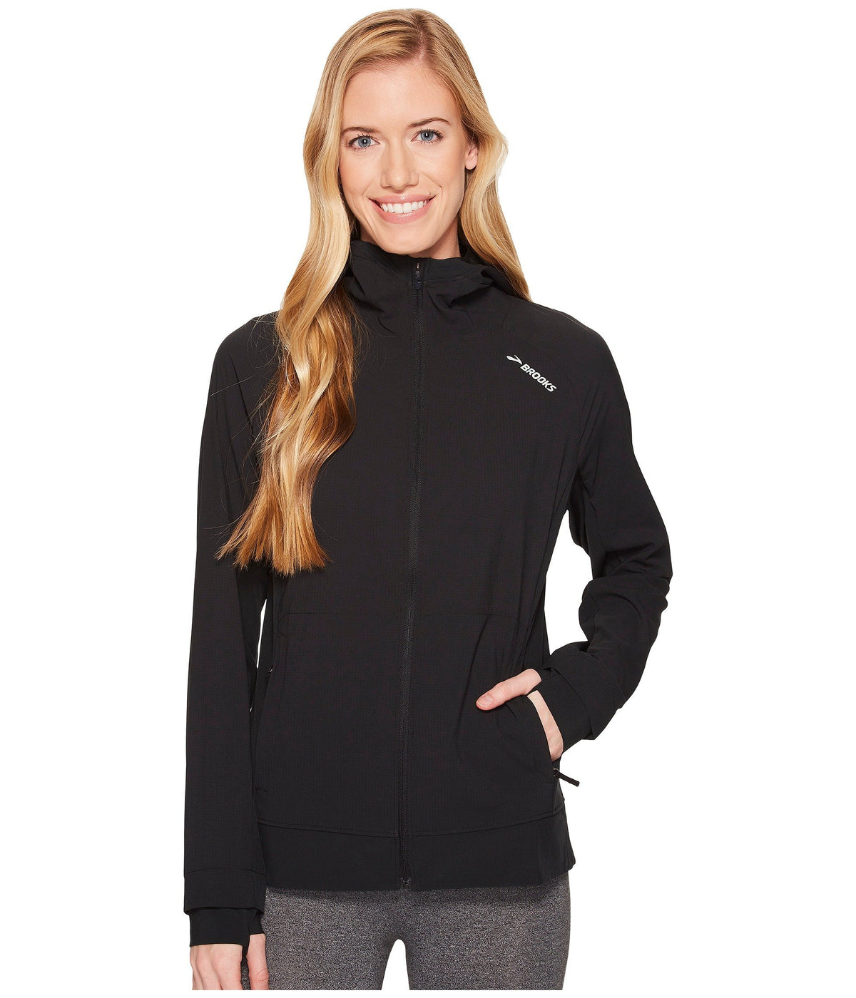 Women's Stretch Running Jacket with Ventilation and Pockets