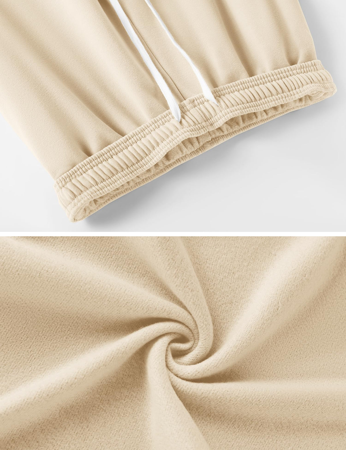 Women's Relaxed Fleece Sweatpants with Foldover Waist