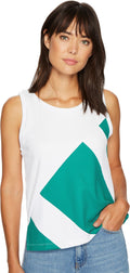 Women's Relaxed Three-Stripe Athletic Tank