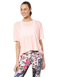 Women's Polyester-Rayon Performance Crewneck Top