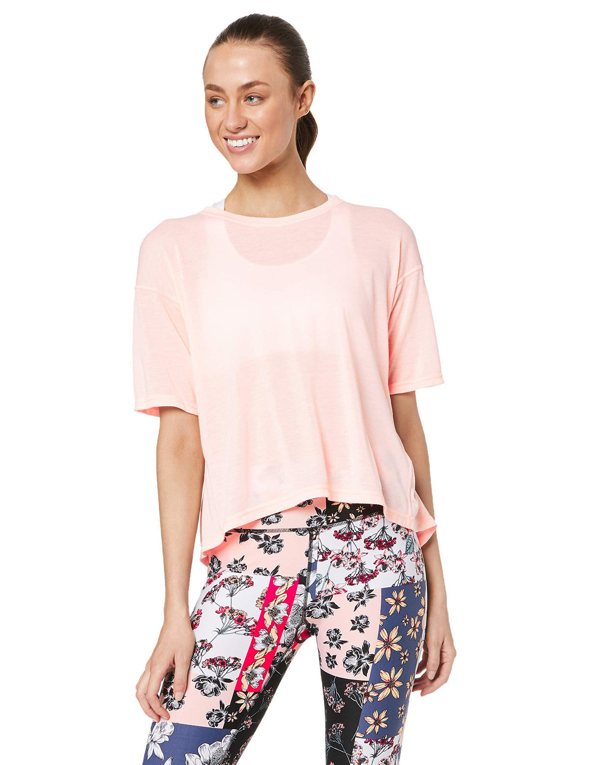 Women's Polyester-Rayon Performance Crewneck Top