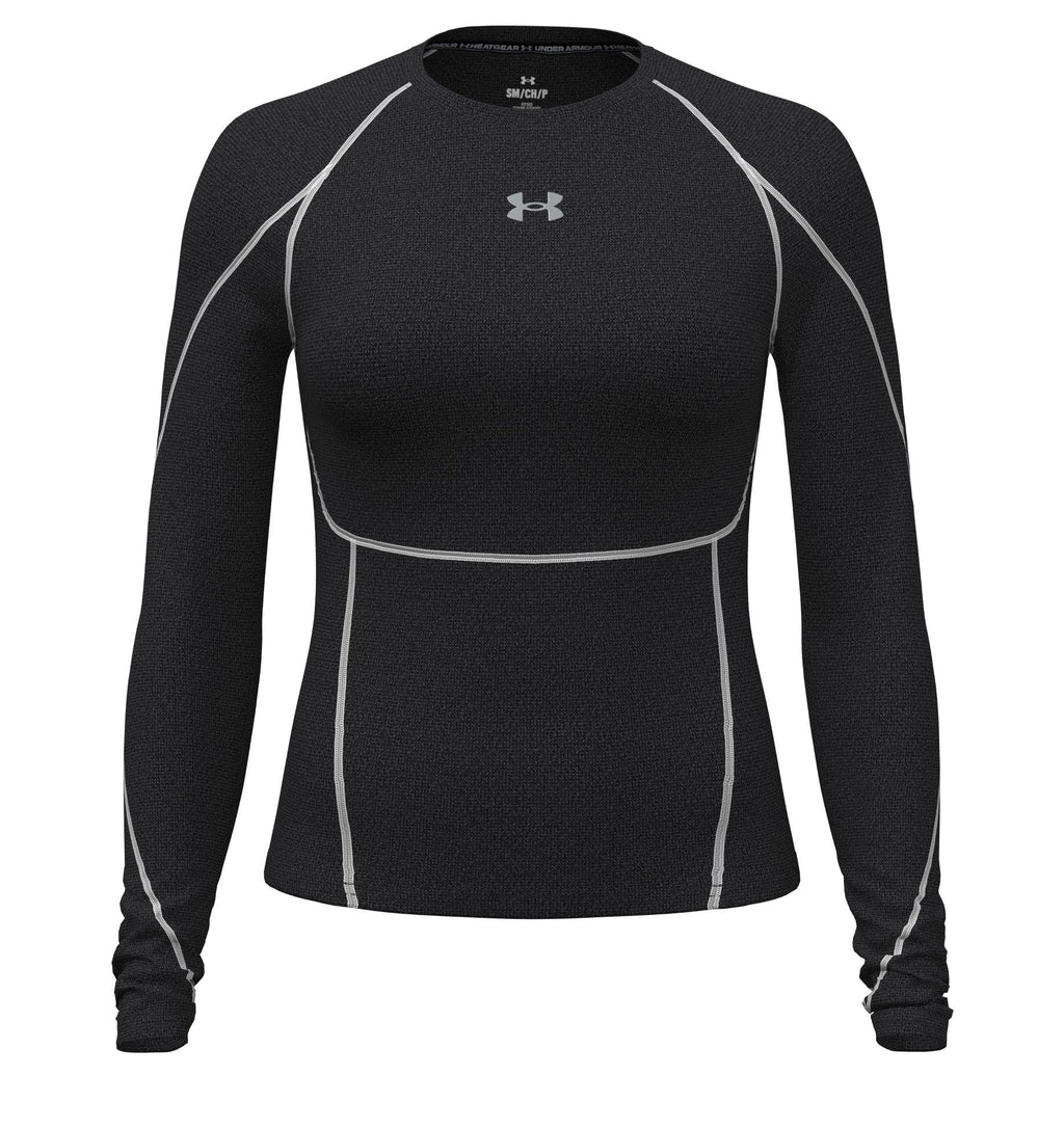 Women's Long-Sleeve Stretch Compression Top, Large